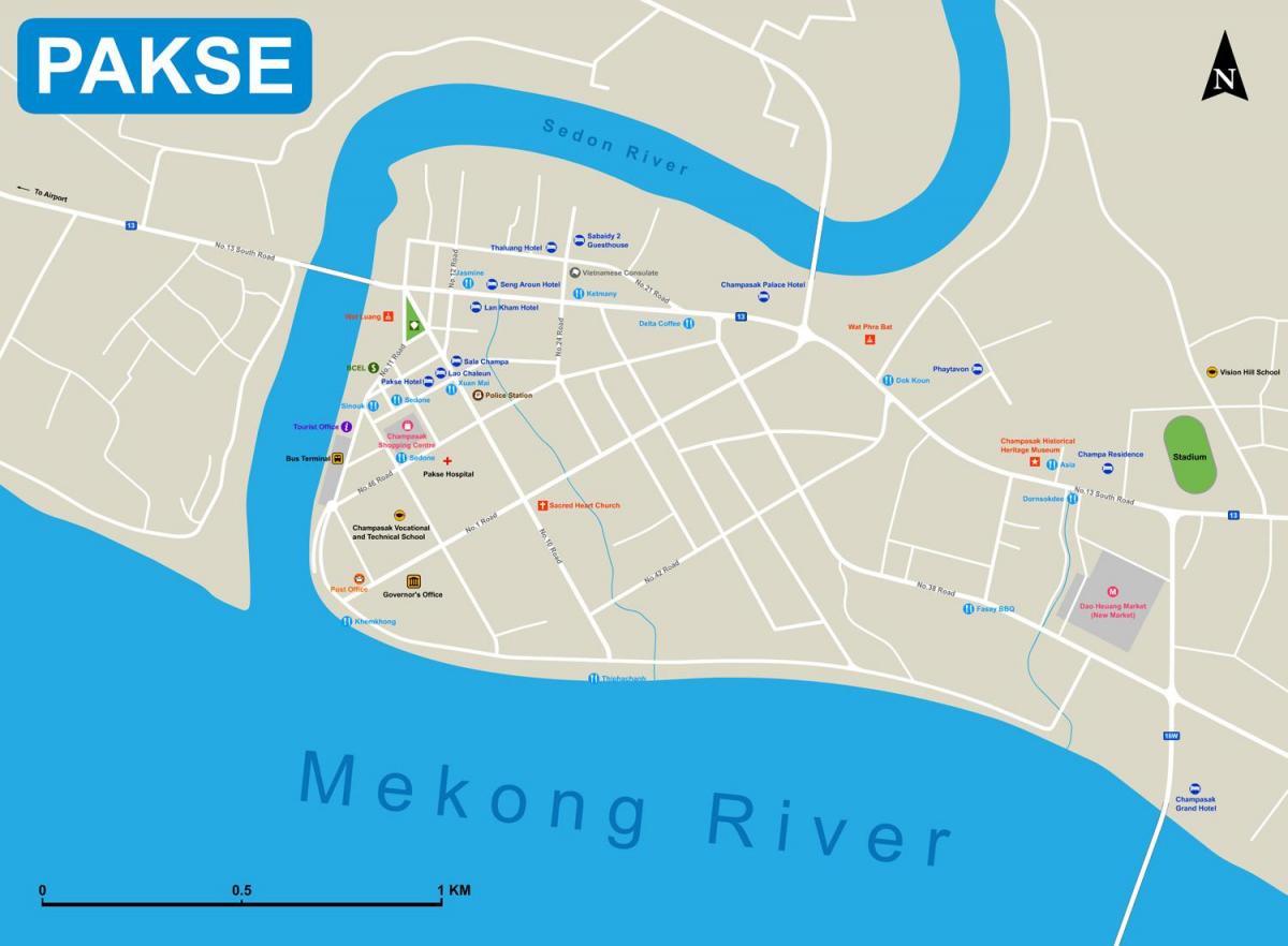 mapa pax Laos