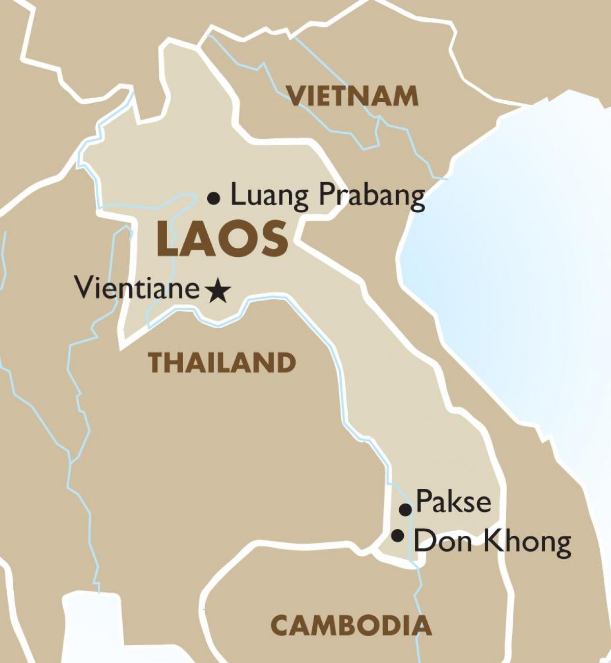 Mapa wientian 