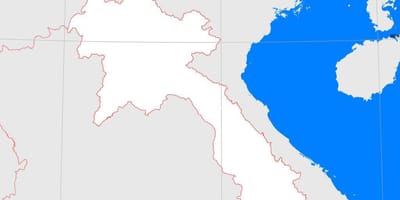 Mapa Laosu obwód